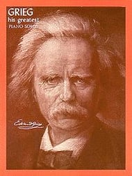 His Greatest Series Grieg piano sheet music cover